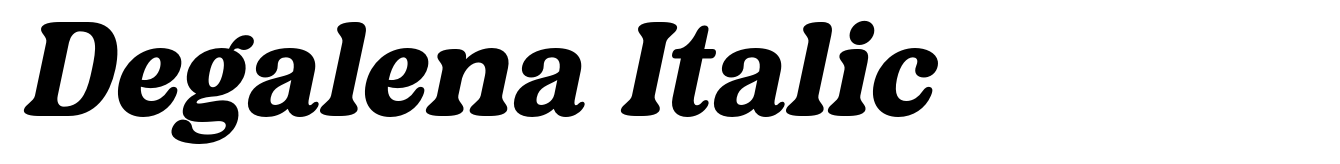 Degalena Italic